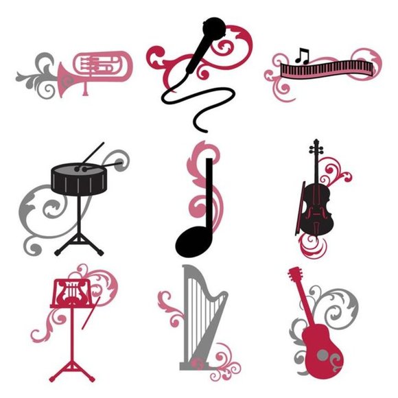 Cricut QUARTER NOTE (musical instruments) shape - Picture 2 of 11